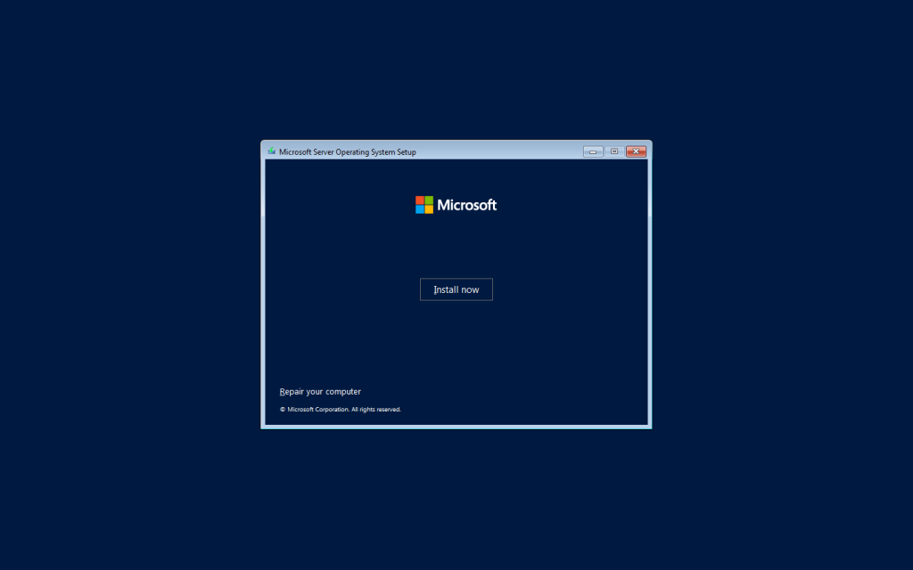 2 windows server 2022 yukleme 1024x640 1 Windows Server 2022 Kurulumu