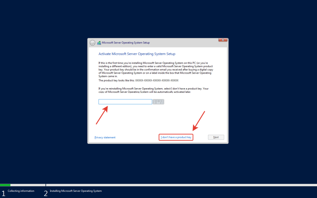 3 windows server 2022 urun anahtari 1024x640 1 Windows Server 2022 Kurulumu
