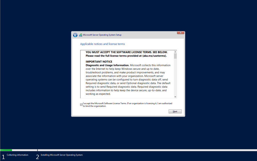 5 windows server 2022 lisans sozlesmesi 1024x640 1 Windows Server 2022 Kurulumu