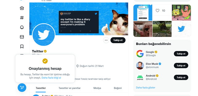 Twitter Blue Onay Tiklerinin Renkleri Neye Göre Belirlenecek