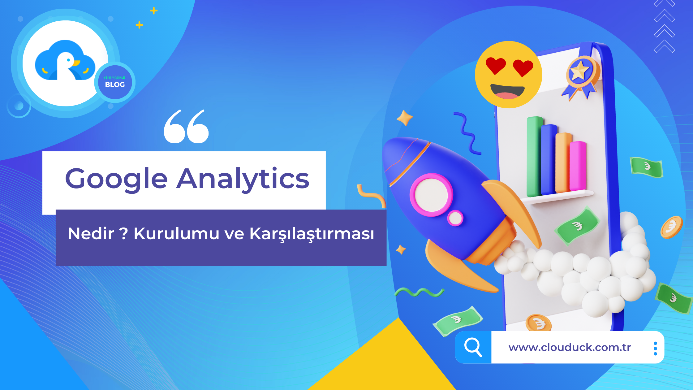 Google Analytics, web sitelerinin trafik ve kullanıcı etkileşimlerini ölçmek ve analiz etmek için kullanılan ücretsiz bir web analitiği hizmetidir. Bu makalemizde, Google Analytics'in nasıl çalıştığı, kurulumu ve avantajları hakkında detaylı bilgi verdik. Ayrıca, diğer popüler analiz araçlarıyla karşılaştırarak farklılıklarını ve benzerliklerini açıkladık.